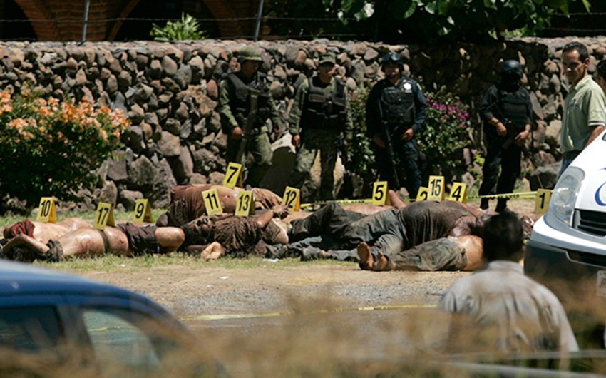 Meksikada ötən il 33 mindən çox şəxs qətlə yetirilib