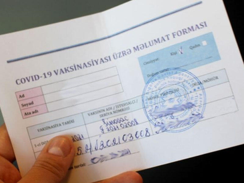 İcra başçısının nümayəndəsi saxta COVID-19 pasportu satırmış... - Cinayət işi açıldı