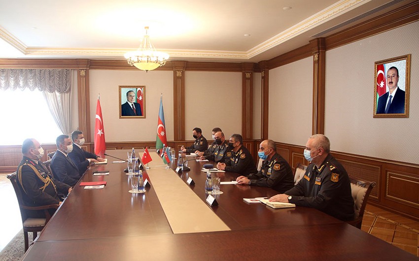 Zakir Həsənov Türkiyənin milli müdafiə nazirinin müavini ilə görüşüb - FOTO