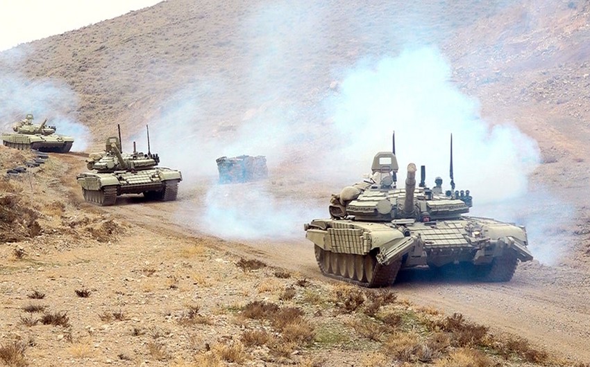 Əlahiddə Ümumqoşun Ordunun Mərkəzi Qərargahı tərəfindən tank bölmələrindən biri qəfil yoxlanılıb