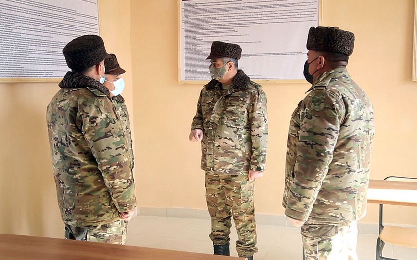 Zakir Həsənov Ümumqoşun Təlim Mərkəzində olub, tapşırıqlar verib