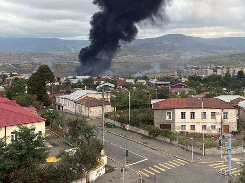 Xankəndində qaz kəsildi - Partlayış nəticəsində ölən var