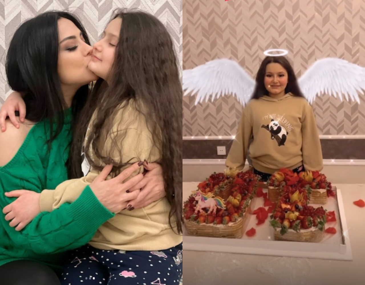 Vüsalə Əlizadə 10 yaşlı qızını belə təbrik etdi - FOTO