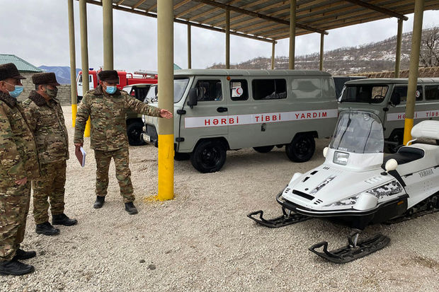 Zakir Həsənov nazirliyin rəhbər heyəti Laçına getdi - FOTO/VİDEO