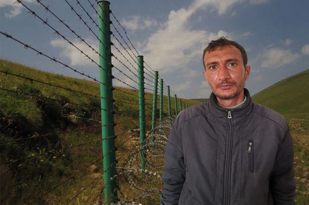 Гражданин Ирана заблудился и перешел границу Азербайджана - ФОТО