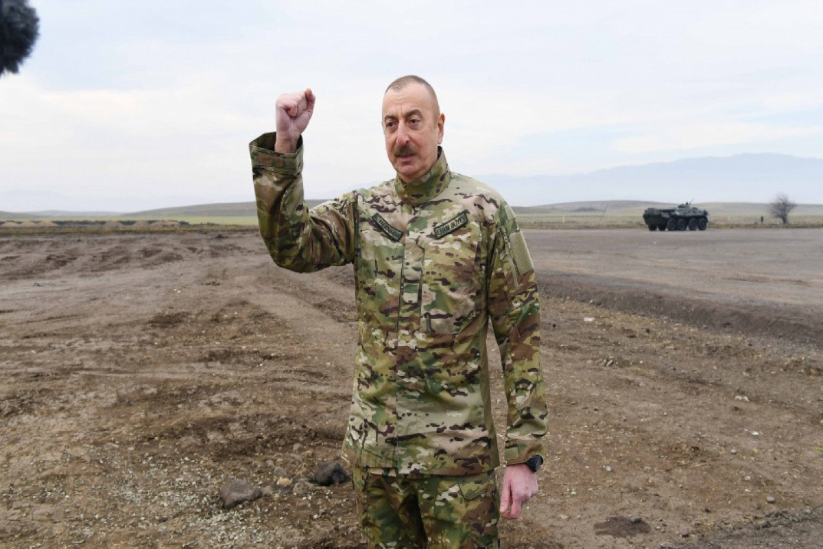 Dövlət başçısı Ağdam Rayon Mərkəzi Xəstəxanasının təməlini qoyub