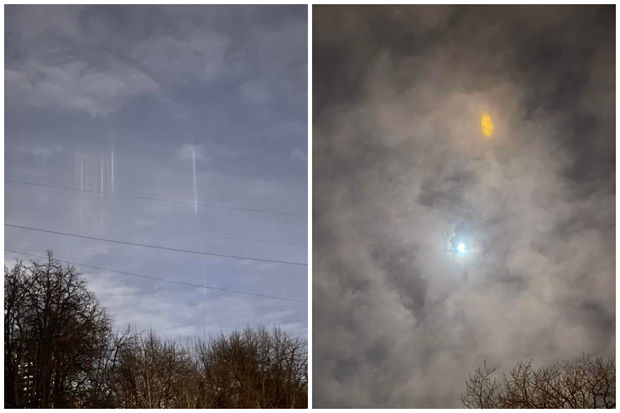 Загадочное явление в небе над Москвой озадачило пользователей Сети