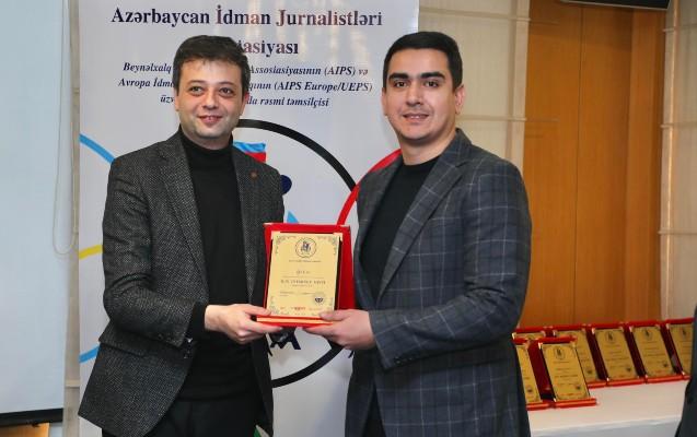 Qol.az-a ilin idman saytı mükafatı təqdim olundu