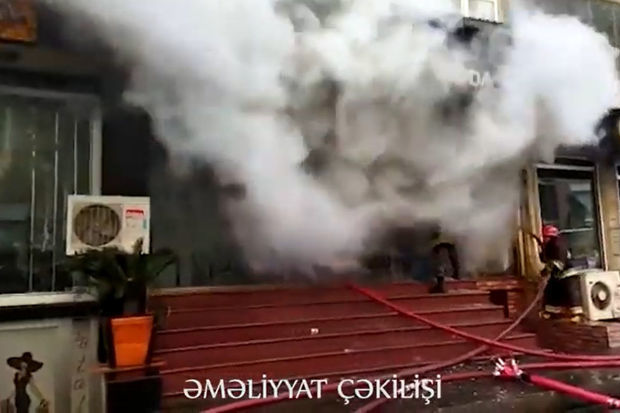 МЧС опубликовало кадры тушения пожара - ВИДЕО