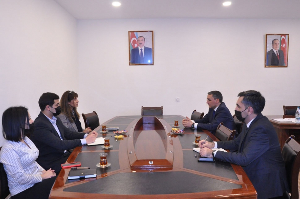 Mingəçevir Dövlət Universitetində “İnnovasiyalar Mərkəzi”nin əməkdaşları ilə görüş keçirilib