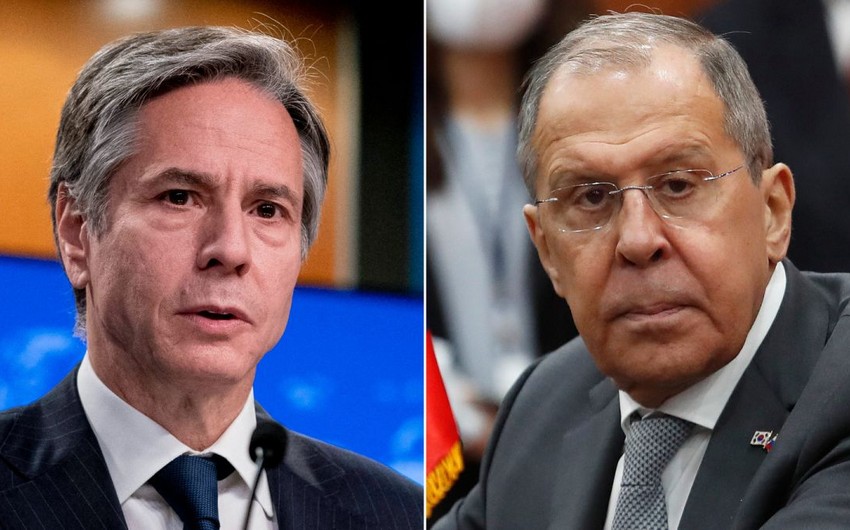 Blinken və Lavrov arasında telefon danışığı başlayıb