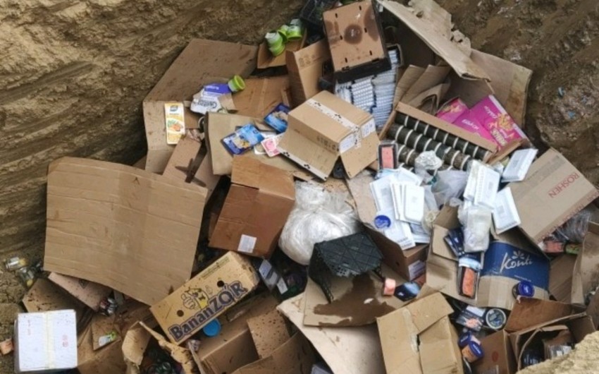 İstehlaka yararsız qida məhsulları məhv edilib