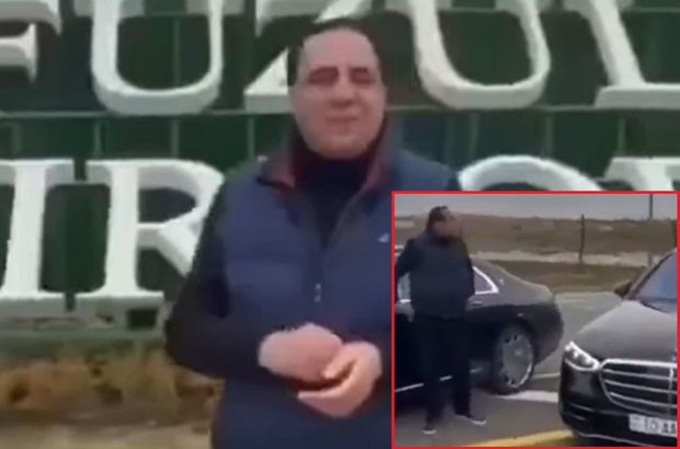 Кто сопроваждал Манафа Агаева в Физули на автомобиле с госномером серии 