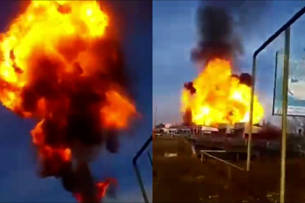 Rusiyada qazla dolu sistern partlayıb – ANBAAN VİDEO