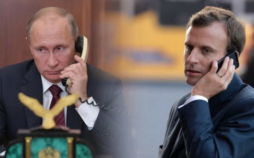 Vladimir Putinlə Emmanuel Makron arasında telefon danışığı olacaq