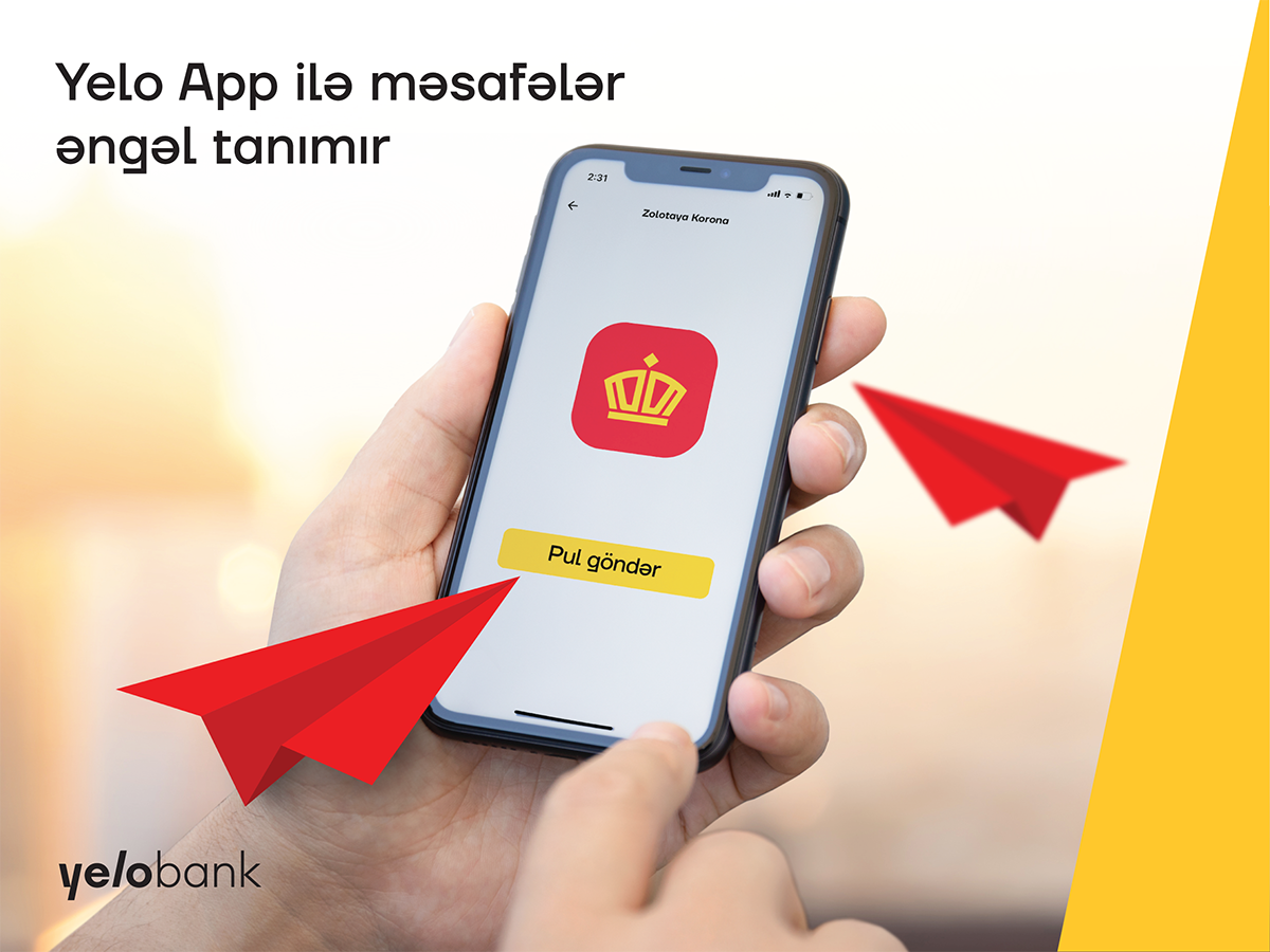Zolotaya Korona köçürmələri artıq Yelo App-də!