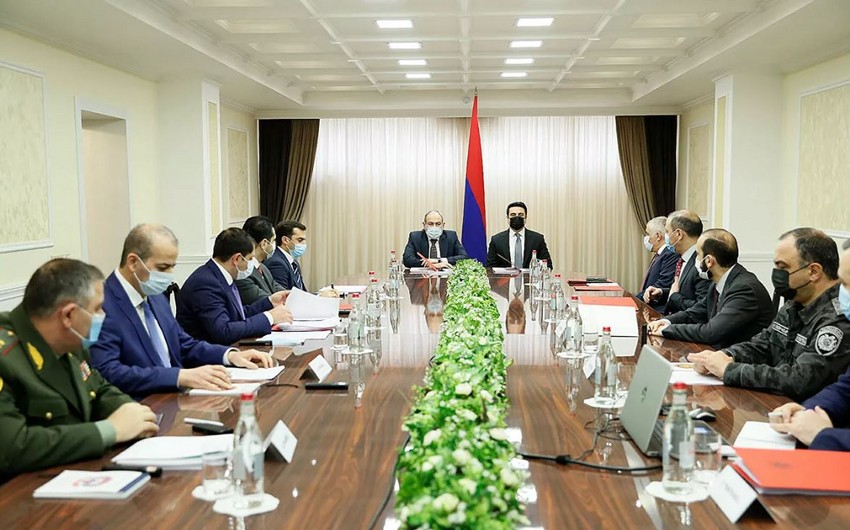 Ermənistanda Təhlükəsizlik Şurasının iclası keçirilib