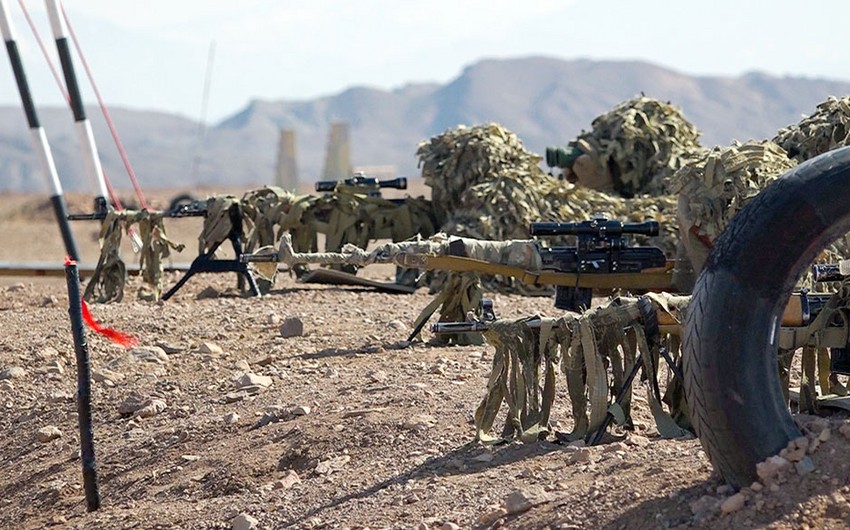 Əlahiddə Ümumqoşun Orduda snayperlərin peşəkarlığı artırılır