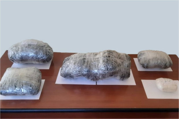 ГПС Азербайджана пресекла попытку контрабанды в страну крупной партии наркотиков - ФОТО