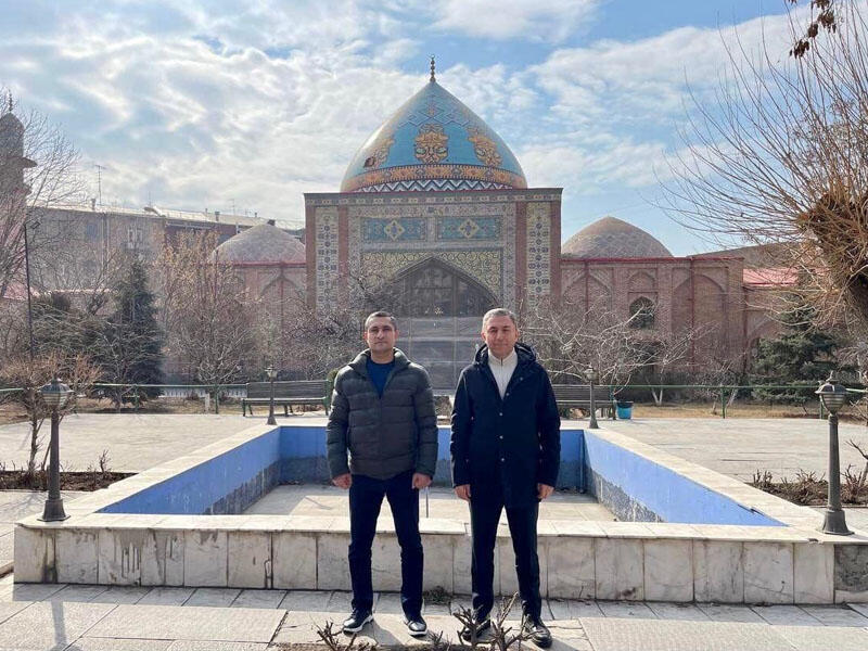 Milli Məclisin deputatları İrəvanda Göy məscidi ziyarət ediblər - FOTO