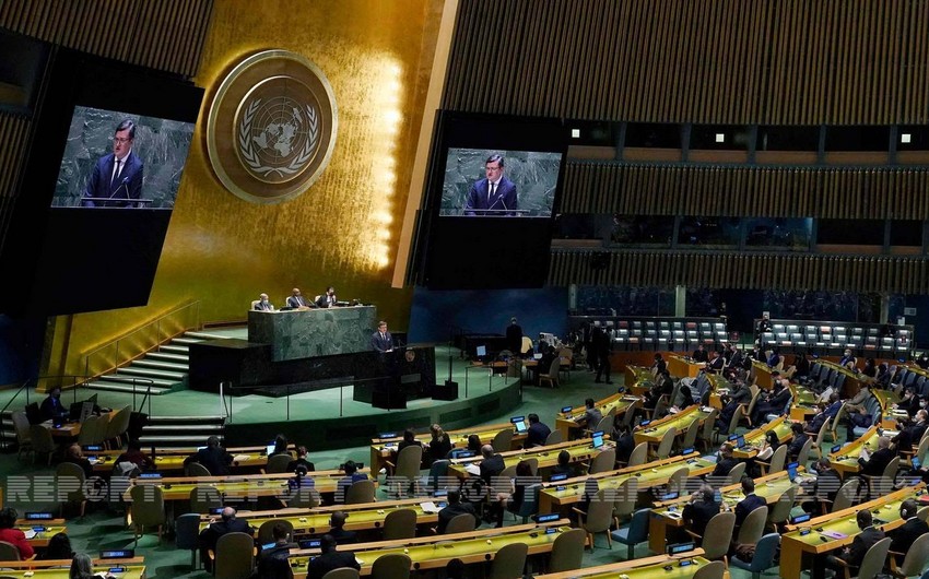 BMT Baş Assambleyasının Ukrayna ilə bağlı sessiyası öz işinə başlayıb