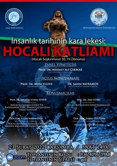 Mingəçevir Dövlət Universiteti və Qazi Universitetinin birgə təşkilatçılığı ilə Xocalı soyqırımına həsr olunan anım tədbiri keçirilib