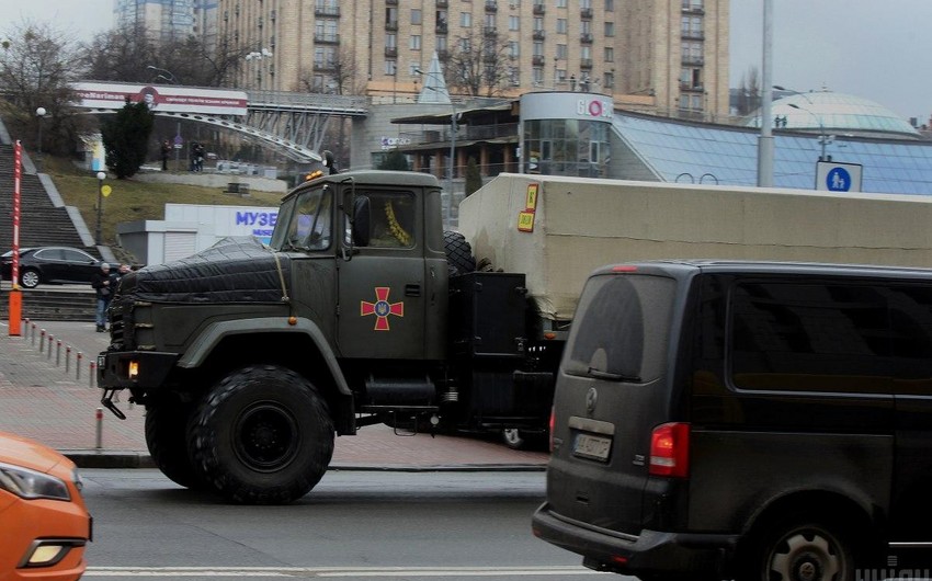 Ukrayna Milli Qvardiyası: Kiyevdə vəziyyət sakit və nəzarətdədir