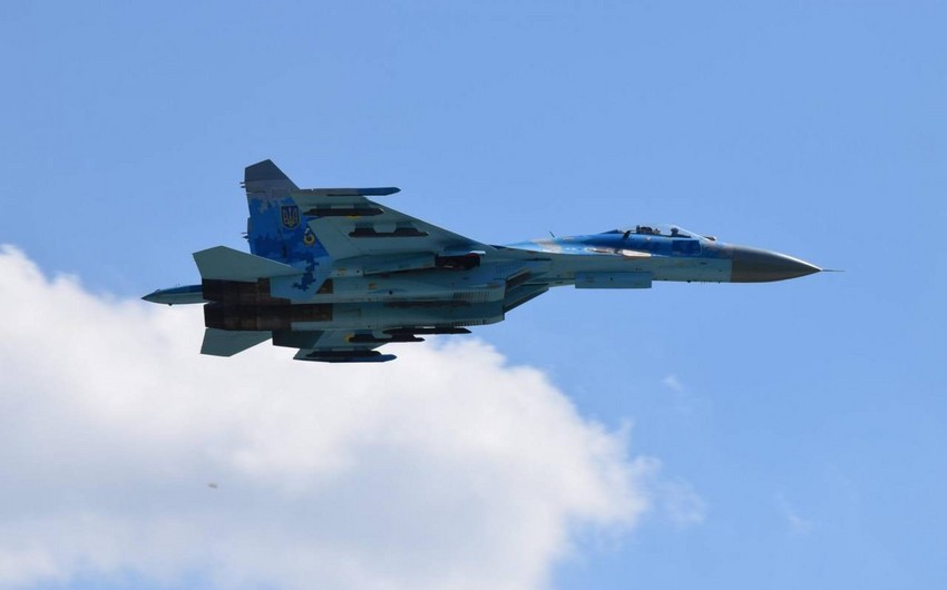 Xarkov səmasında Rusiya təyyarəsinin vurulmasının videosu yayılıb