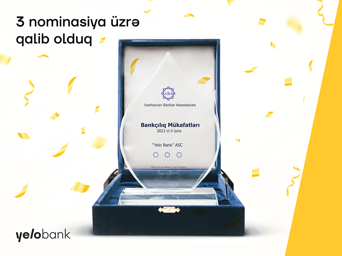 Yelo Bank 3 mükafata layiq görüldü