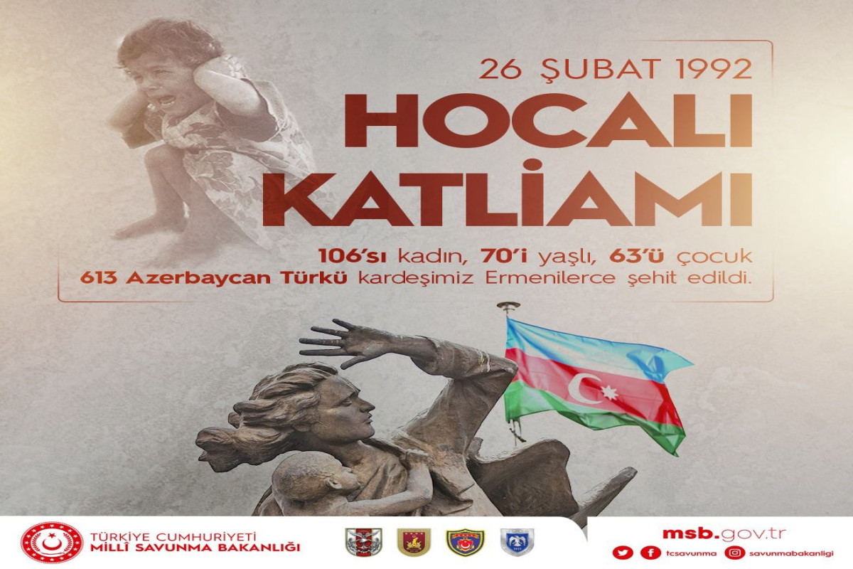 Türkiyə MN Xocalı faciəsi ilə bağlı paylaşım edib