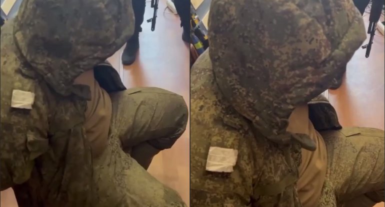 Daha bir rus diversant ələ keçirildi - VİDEO