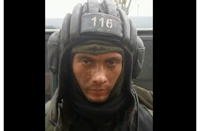 Əsir düşən rus əsgəri: “Ata, ana, mən bura gəlmək istəmirdim, məcbur oldum” - VİDEO