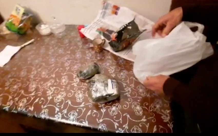 Şirvan şəhər sakininin evində 1,5 kq narkotik vasitə aşkarlanıb