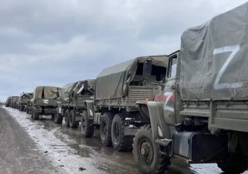 Ukrayna hərbçiləri Makarov yaxınlığında Rusiya texnika karvanını əhatəyə alıb