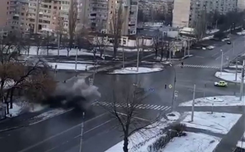 Xarkovda təhlükəli bölgələrdən 30 azərbaycanlı təxliyə edilib