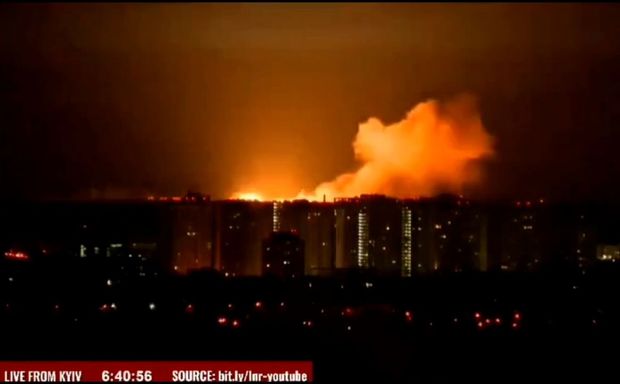 Ukrayna şəhərləri bombalanır – VİDEO