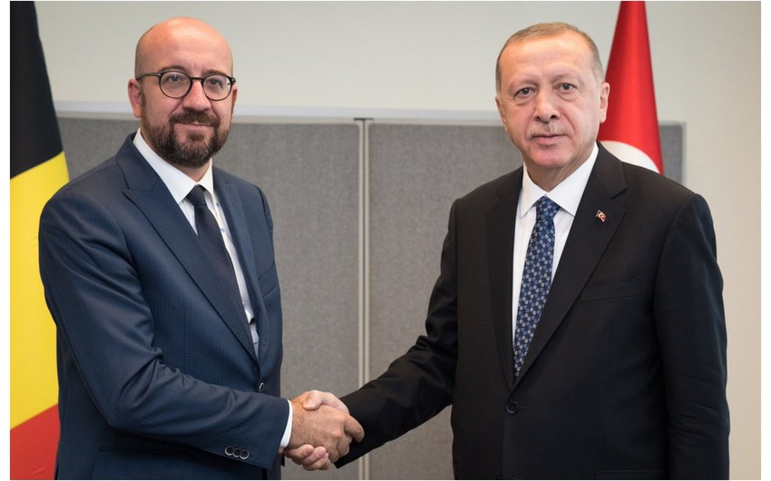 Ərdoğanla Şarl Mişel Ukraynadakı durumu müzakirə ediblər