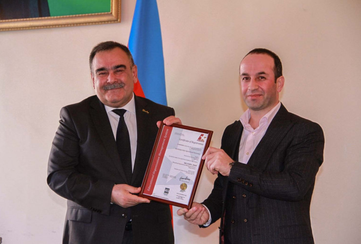 Azərbaycan Dövlət Aqrar Universiteti Azərbaycan ali təhsil müəssisələri arasında ilk dəfə İSO 21001:2018 beynəlxalq sertifikatına layiq görülüb