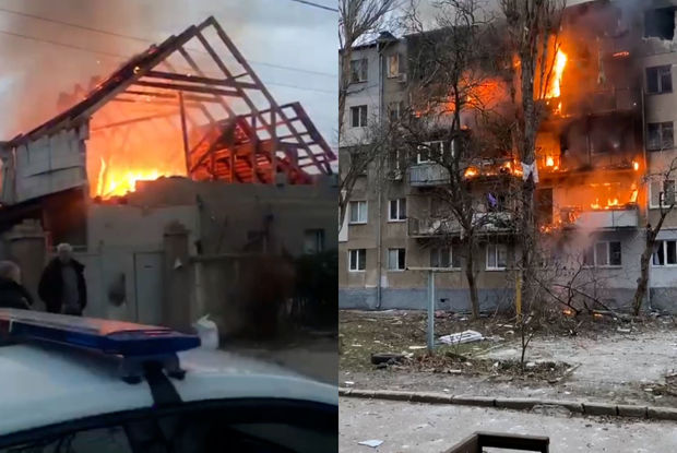 Россия ударила по Николаеву из реактивных систем залпового огня - ВИДЕО