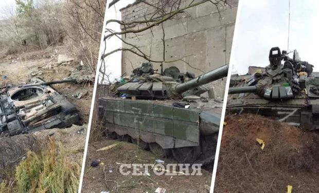 Ukraynada Rusiyaya məxsus dörd tank, altı ZTR və 40 hərbçi məhv edildi - FOTO