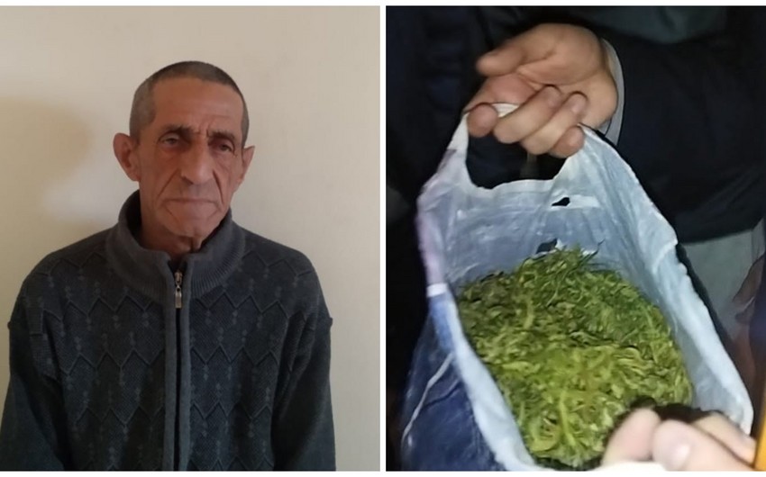 Ağdaşda elektron qolbaq daşıyan şəxsdən narkotik götürülüb