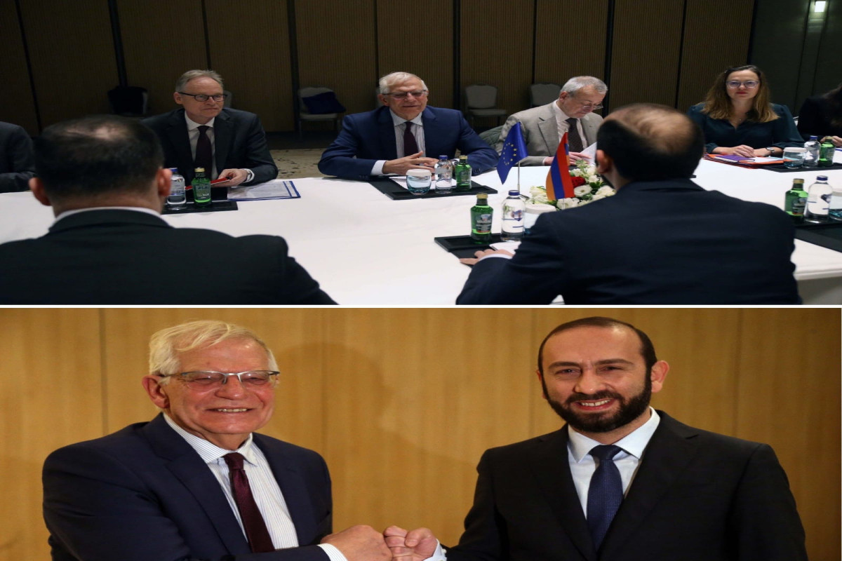 Cozep Borrell Ermənistan XİN başçısı ilə Antalyada görüşüb