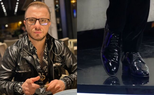 Bilmədən hər ayağına fərqli ayaqqabı geyindi - FOTOLAR