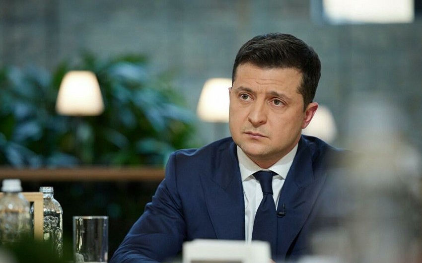 Volodimir Zelenski Avropanı Ukraynada baş verənlərə laqeyd yanaşmaqda qınayıb
