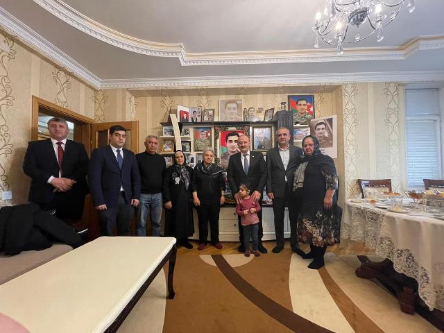 Vətən müharibəsi Şəhid ailələri ziyarət olundu