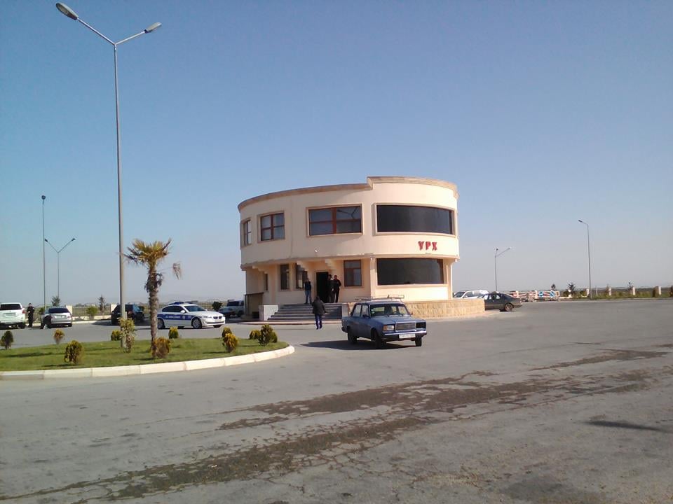 Salyandakı DYP postunda 