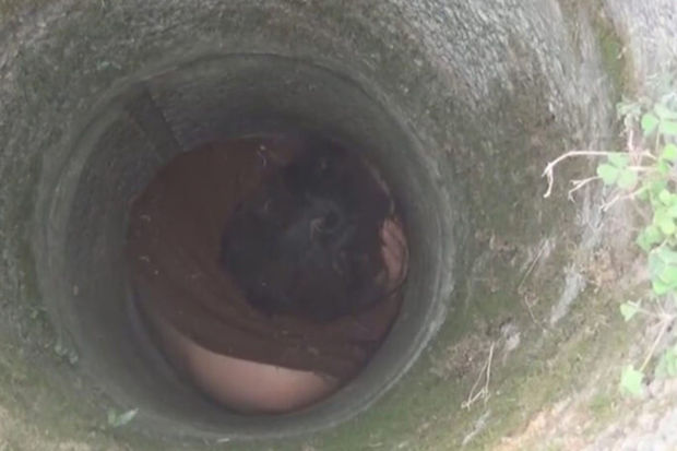 Мужчина на два дня застрял в ливневой канализации