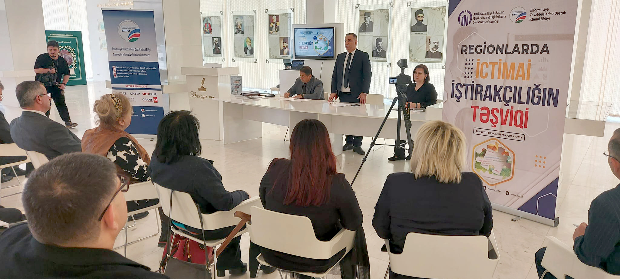 Sumqayıtda ictimai iştirakçılıqla bağlı maarifləndirici tədbir keçirilib - FOTOLAR