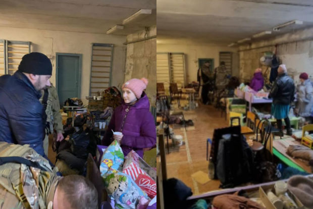 Çerniqovda rusiyalı hərbçilər 150 nəfəri zirzəmidə girov saxlayıblar - FOTO