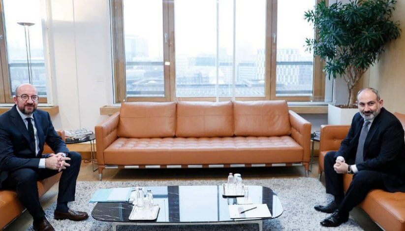 Aİ Şurasının Prezidenti və Ermənistanın Baş naziri Brüsseldə görüşüblər